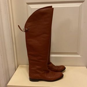 Coach, Cheyenne Soft Calf, Whiskey Boots, size 9, over the knee